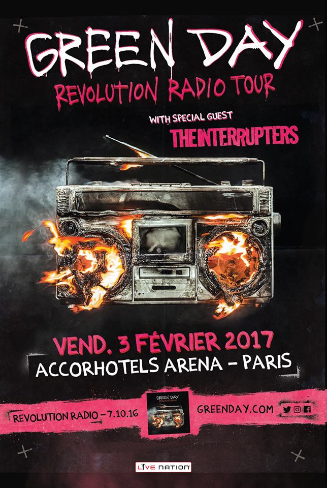 Green Day concert Paris
